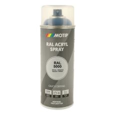 Spraymaling RAL 5000 Høj Glans VioletBlå Motip 07008 400ML