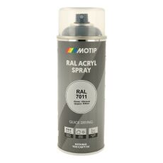 Spraymaling RAL 7011 Høj Glans JernGrå Motip 07019 400ML