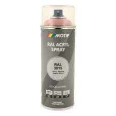 Spraymaling RAL 3015 Høj Glans Lysrosa Motip 07091 400ML