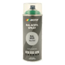 Spraymaling RAL 6029 Høj Glans MintGrøn Motip 07145 400ML