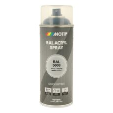 Spraymaling RAL 5008 Høj Glans GråBlå Motip 07168 400ML
