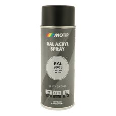 Spraymaling RAL 9005 Mat Dyb Sort Motip 07238 400ML