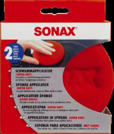 Sonax Applicator Pad 2-pak Rød