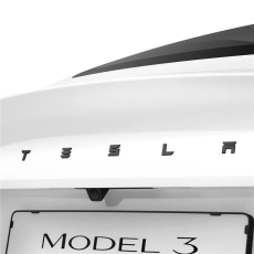Emblem fuldt logo bag til Tesla Model 3 2024