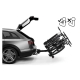 THULE Easyfold XT 966500 Fix4bike 3 cykler