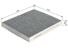 R2357 Pollenfilter aktivkulfilter Kabineluftfilter Bosch