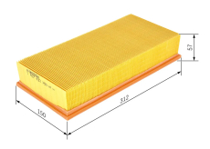 S3750 Luftfilter Bosch