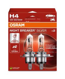 Osram NightBreaker Silver 100% H4 2stk