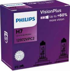 Philips Vision Plus H7 2stk