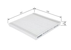 M2063 Pollenfilter Kabineluftfilter Bosch