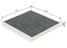 R2499 Pollenfilter aktivkulfilter Kabineluftfilter Bosch
