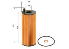 P7072 Oliefilter Bosch