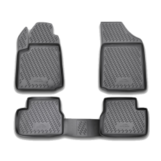 Bundmåtter af gummi til Citroen C3 2002-2009