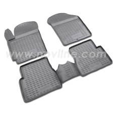 Bundmåtter af gummi til Kia Picanto 2004-2010