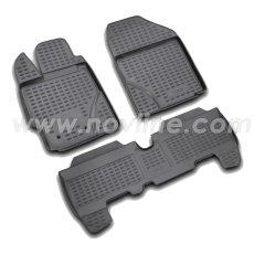 Bundmåtter af gummi til Toyota Yaris 2006-2010
