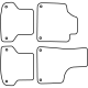 Bundmåtter af stof til Audi A3 1999-2003