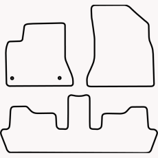 Bundmåtter af stof til Citroen C4 Picasso 5P 2006