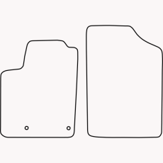 Bundmåtter af stof til Citroen Berlingo 2005-2008