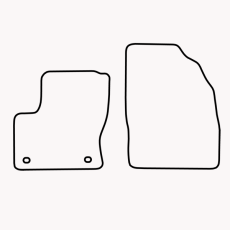 Bundmåtter af stof til Foran Ford Focus C-Max 2010-2015