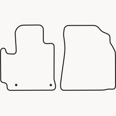 Bundmåtter af stof til Toyota Rav4 2003-2006