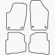 Bundmåtter af stof til Vw Polo 2003-2006