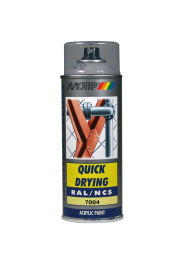 Spraymaling RAL 7004 Høj Glans SignalGrå Motip 07015 400ML