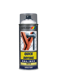 Spraymaling RAL 9016 Høj Glans TrafikHvid Motip 07037 400ML