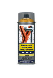 Spraymaling RAL 1032 Høj Glans KosteGul Motip 07060 400ML