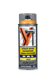 Spraymaling RAL 1033 Høj Glans DahliaGul Motip 07061 400ML