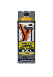 Spraymaling RAL 1023 Høj Glans TrafikGul Motip 07071 400ML