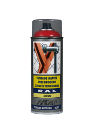 Spraymaling RAL 3020 Høj Glans TrafikRød Motip 07088 400ML
