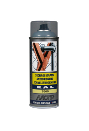 Spraymaling RAL 7000 Høj Glans Grå Motip 07146 400ML