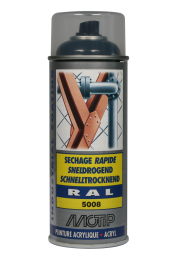 Spraymaling RAL 5008 Høj Glans GråBlå Motip 07168 400ML