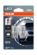 Osram LED 12 V W21 5W T20 DC Rød 2 stk