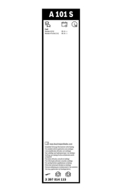 BOSCH Viskerblade A101S Forrude