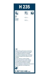 H235 Bosch Viskerblad bagrude