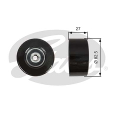 GATES Medløberhjul multi-V-rem T36608