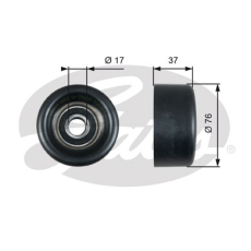GATES Medløberhjul multi-V-rem T38028