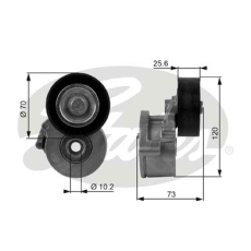 GATES Strammehjul kilerem T38237