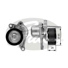 GATES Strammehjul kilerem T38311