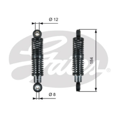 GATES Svingningsdæmper kilerem T39265