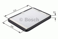 M2033 Pollenfilter Kabineluftfilter Bosch