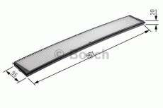 M2036 Pollenfilter Kabineluftfilter Bosch