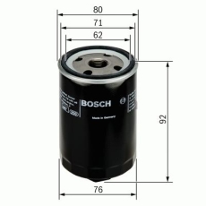 P3318 Oliefilter Bosch