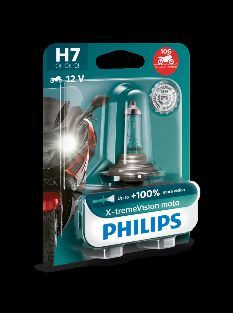 Lampe Philips - H7 - X-Treme Vision Moto