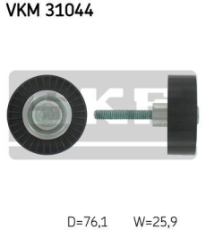 SKF Medløberhjul multi-V-rem VKM31044