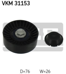 SKF Medløberhjul multi-V-rem VKM31153
