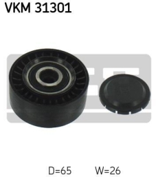 SKF Medløberhjul multi-V-rem VKM31301