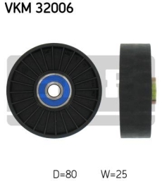 SKF Medløberhjul multi-V-rem VKM32006
