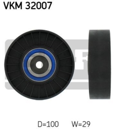 SKF Medløberhjul multi-V-rem VKM32007
